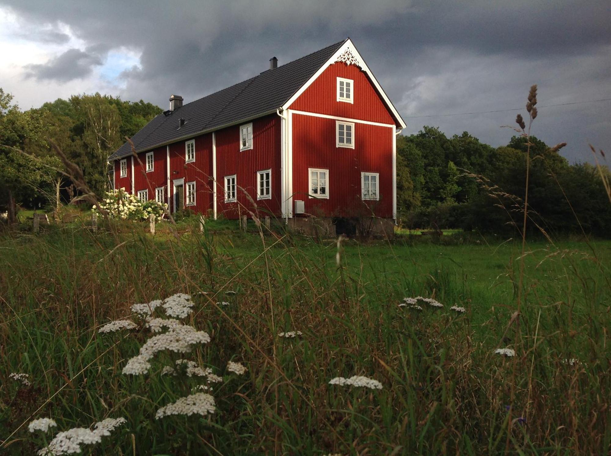 La Maison Rouge De Slaetten Bed And Breakfast Vilshult Exteriér fotografie