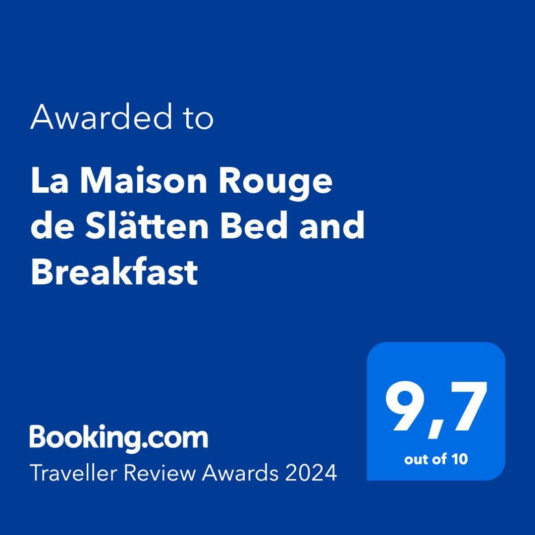 La Maison Rouge De Slaetten Bed And Breakfast Vilshult Exteriér fotografie